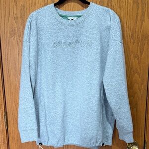 Peloton Heather Gray Crewneck